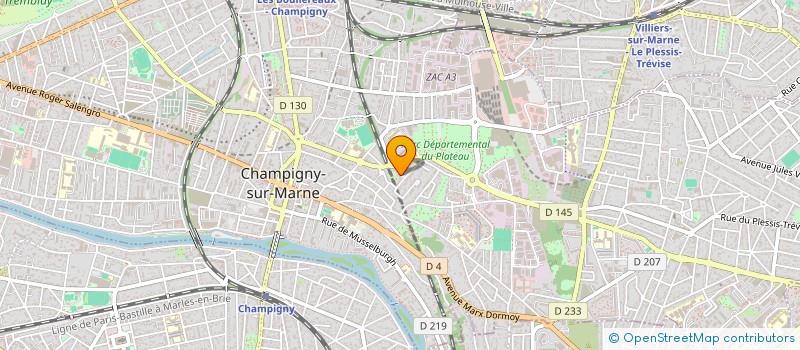 localisation de l'entreprise MADAME LAETITIA FOULON à CHAMPIGNY-SUR-MARNE