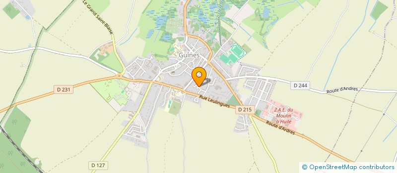 localisation de l'entreprise MADAME LAETITIA FOURNIER  GUINES