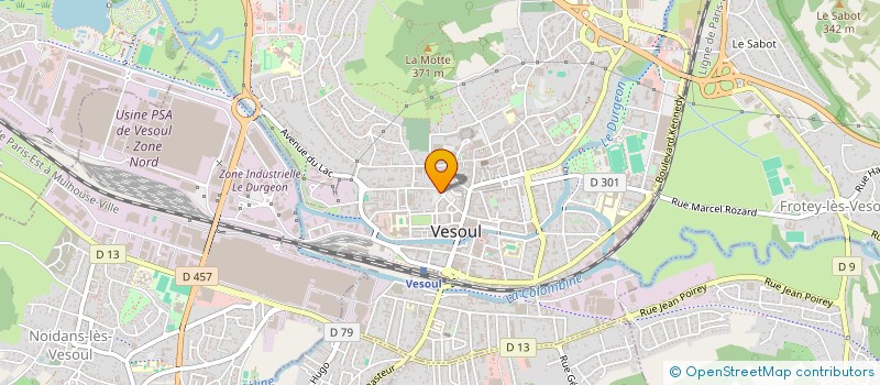 localisation de l'entreprise MADAME LAETITIA FOURNOT  VESOUL