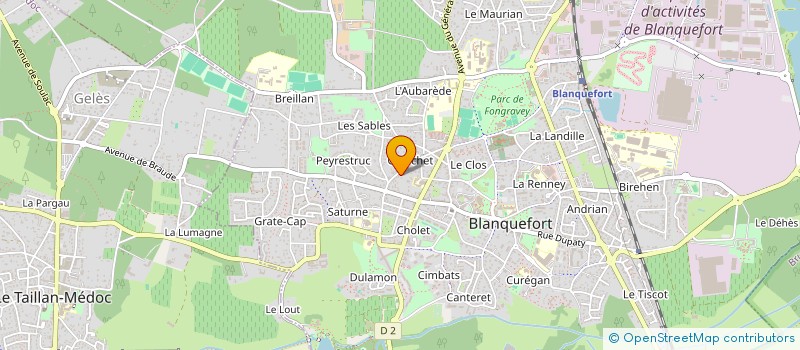 localisation de l'entreprise MADAME LAETITIA FRACHOU à BLANQUEFORT