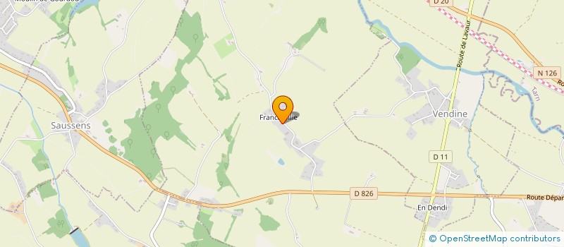 localisation de l'entreprise MADAME LAETITIA FRANCESCHINI  LE FAGET