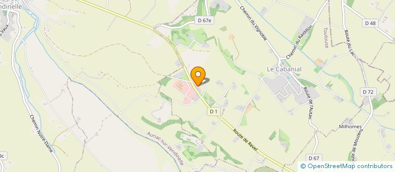 localisation de l'entreprise MADAME LAETITIA FRANCOMME  LE CABANIAL