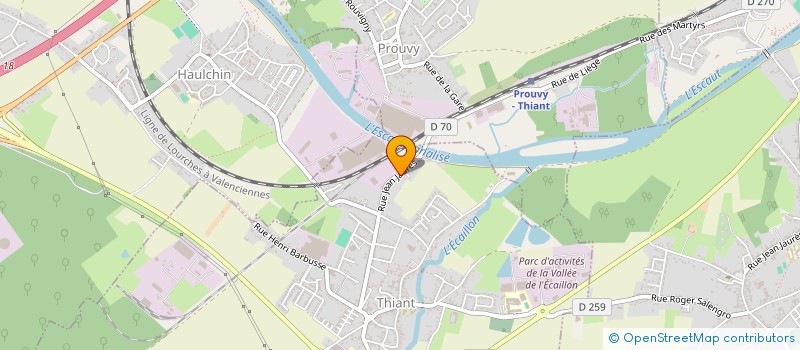 localisation de l'entreprise MADAME LAETITIA FRECHET  THIANT