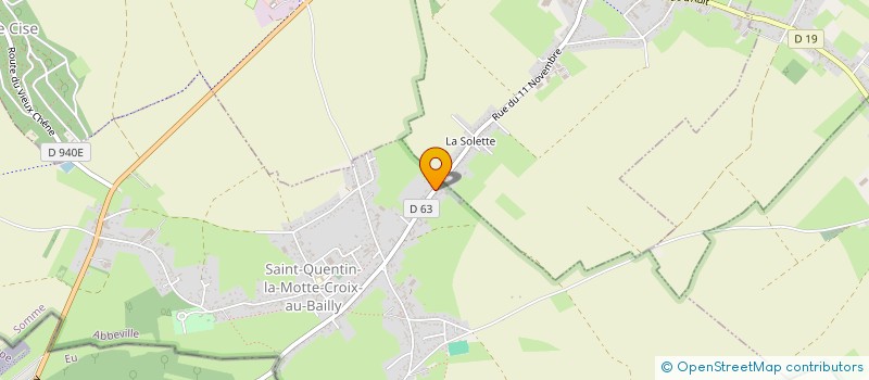 localisation de l'entreprise MADAME LAETITIA FROIDURE  SAINT-QUENTIN-LA-MOTTE-CROIX-AU-BAILLY