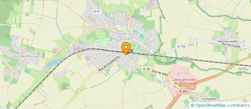 localisation de l'entreprise MADAME LAETITIA FUCHS  SOULTZ-SOUS-FORETS