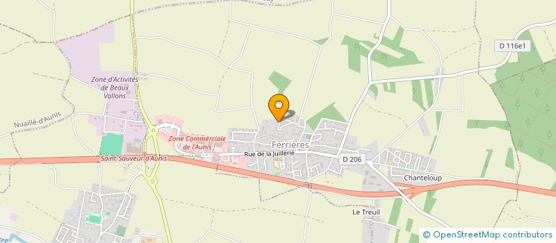 localisation de l'entreprise MADAME LAETITIA GABORIT  FERRIERES