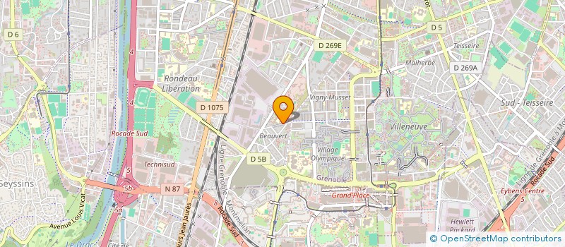 localisation de l'entreprise MADAME LAETITIA GAGGERO à GRENOBLE