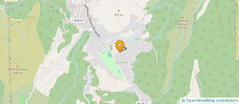 localisation de l'entreprise MADAME LAETITIA GALAIS  LEVENS