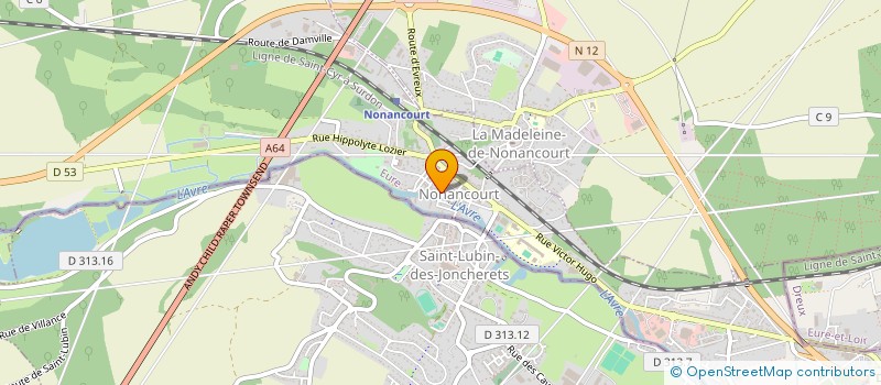 localisation de l'entreprise MADAME LAETITIA GALAND  NONANCOURT