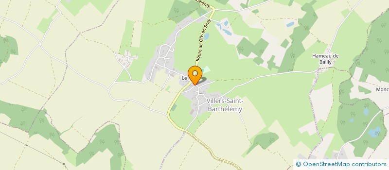 localisation de l'entreprise MADAME LAETITIA GALANTIN  VILLERS-SAINT-BARTHELEMY