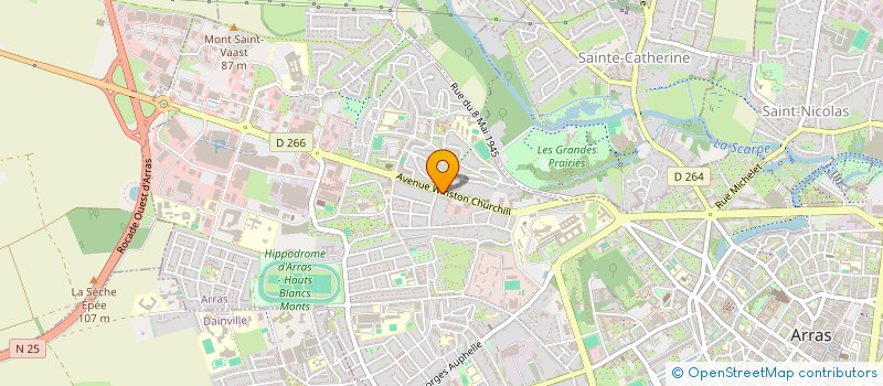 localisation de l'entreprise MADAME LAETITIA GALIOT à ARRAS