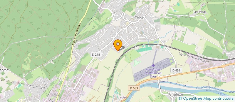 localisation de l'entreprise MADAME LAETITIA GALMICHE  THISE