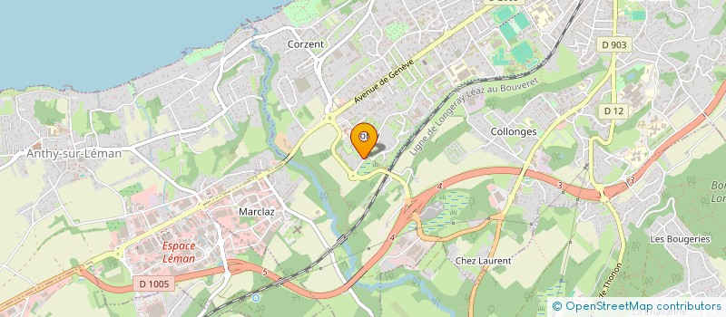 localisation de l'entreprise MADAME LAETITIA GALOFARO à THONON-LES-BAINS