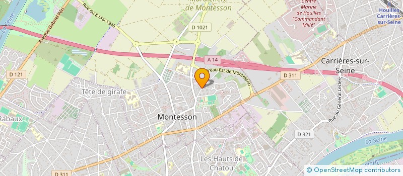 localisation de l'entreprise MADAME LAETITIA GALOT à MONTESSON