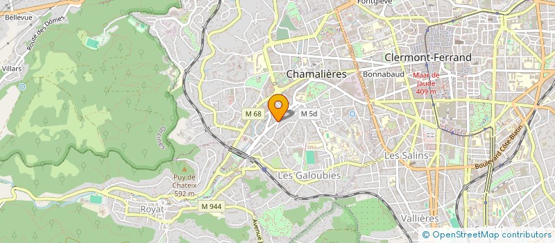 localisation de l'entreprise MADAME LAETITIA GAQUERE  CHAMALIERES