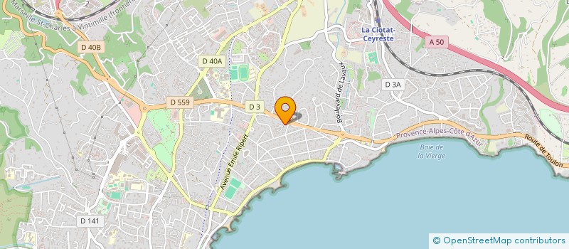 localisation de l'entreprise MADAME LAETITIA GARBARINO  LA CIOTAT