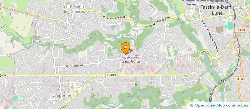 localisation de l'entreprise MADAME LAETITIA GARBY à CRAPONNE