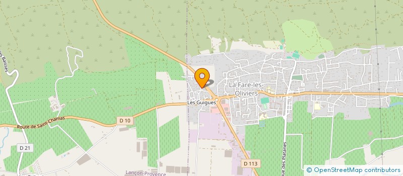 localisation de l'entreprise MADAME LAETITIA GARCIA  LA FARE-LES-OLIVIERS