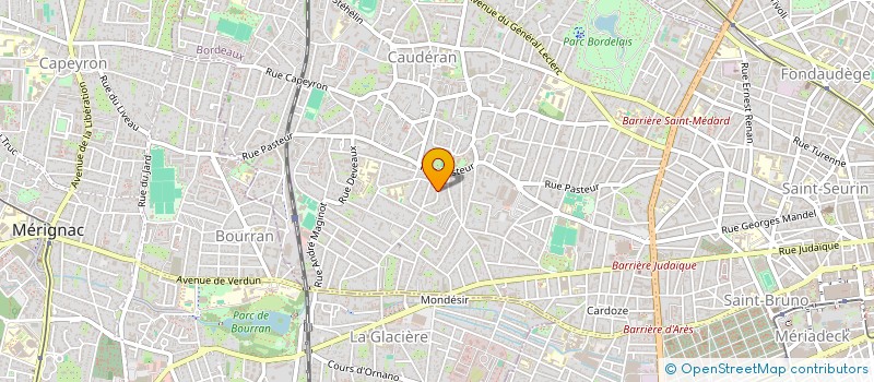 localisation de l'entreprise MADAME LAETITIA GARDES  BORDEAUX