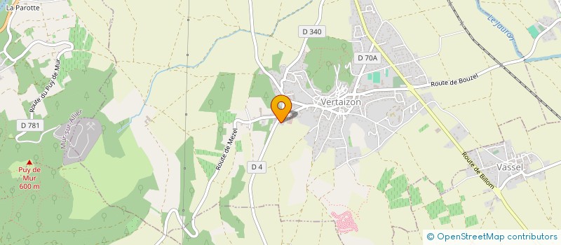 localisation de l'entreprise MADAME LAETITIA GARGOWITCH  VERTAIZON