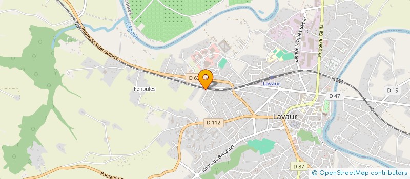 localisation de l'entreprise MADAME LAETITIA GARRIGUES  LAVAUR