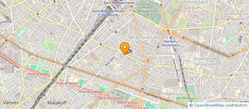 localisation de l'entreprise MADAME LAETITIA GASTON à PARIS