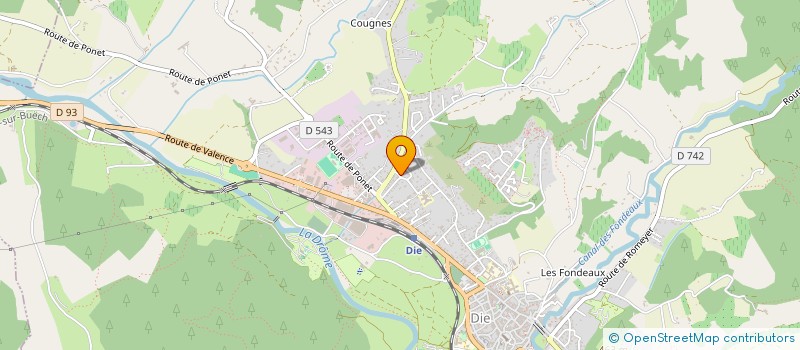 localisation de l'entreprise MADAME LAETITIA GATTA  DIE