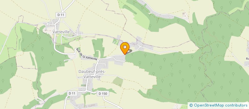 localisation de l'entreprise MADAME LAETITIA GAUDRY  DAUBEUF-PRES-VATTEVILLE