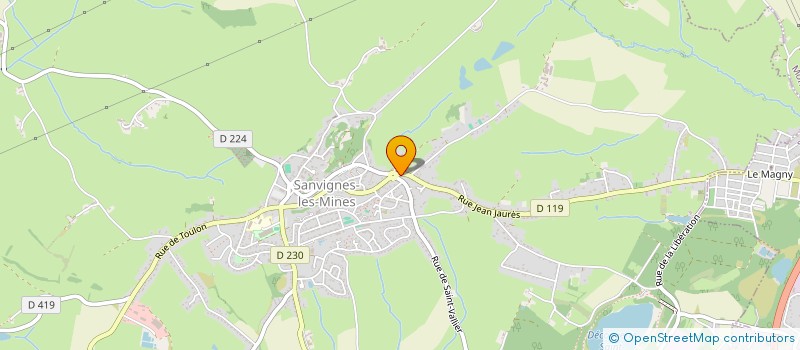 localisation de l'entreprise MADAME LAETITIA GAUTHIER  SANVIGNES-LES-MINES