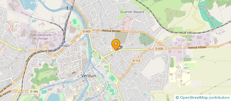 localisation de l'entreprise MADAME LAETITIA GAY à VERDUN