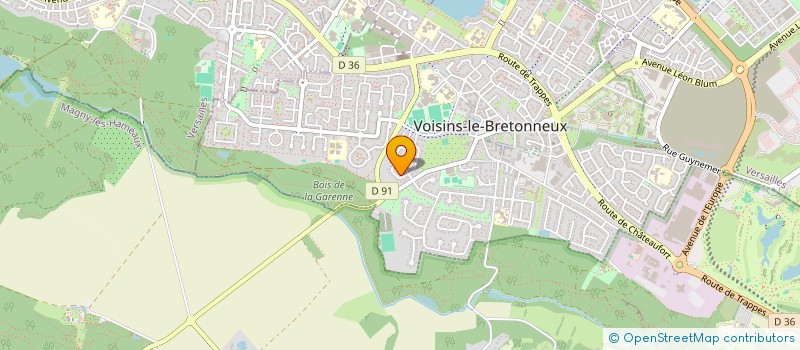 localisation de l'entreprise MADAME LAETITIA GEFFRAY  VOISINS-LE-BRETONNEUX