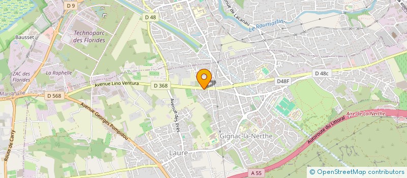 localisation de l'entreprise MADAME LAETITIA GENRE-GOUIRAN à GIGNAC-LA-NERTHE