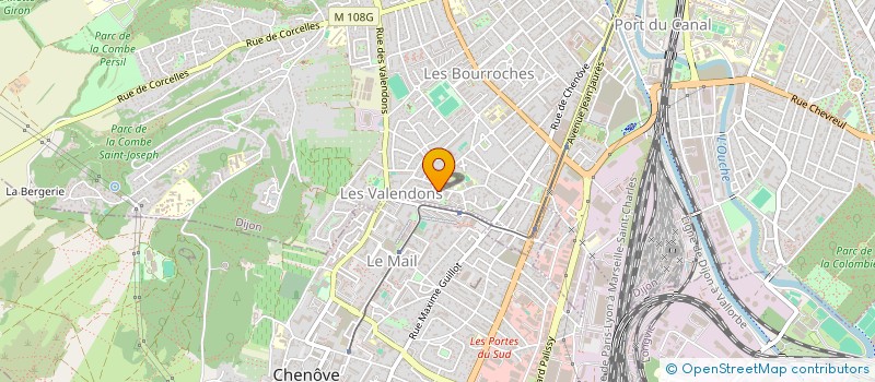 localisation de l'entreprise MADAME LAETITIA GENTIL  DIJON