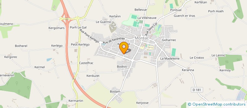 localisation de l'entreprise MADAME LAETITIA GERARD  RADENAC