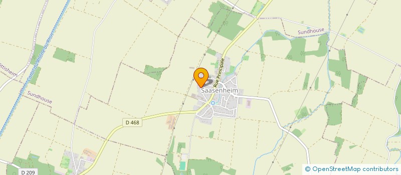 localisation de l'entreprise MADAME LAETITIA GERBER  SAASENHEIM