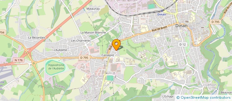 localisation de l'entreprise MADAME LAETITIA GESTIN  DINAN