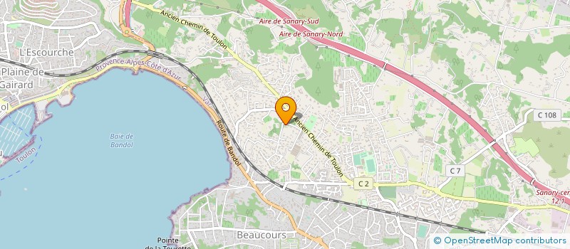 localisation de l'entreprise MADAME LAETITIA GHERARDI à SANARY-SUR-MER