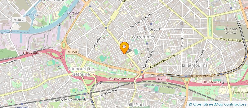 localisation de l'entreprise MADAME LAETITIA GHESQUIERE à LILLE