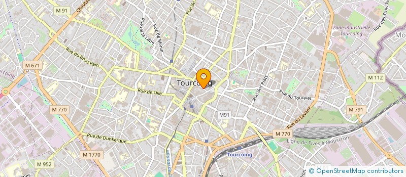 localisation de l'entreprise MADAME LAETITIA GHESQUIERE  TOURCOING