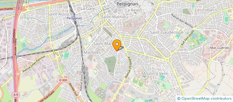 localisation de l'entreprise MADAME LAETITIA GIBERT à PERPIGNAN