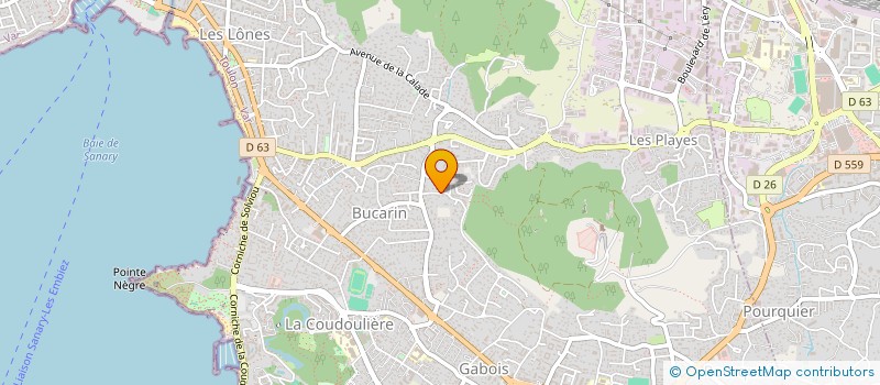 localisation de l'entreprise MADAME LAETITIA GIBIER à SIX-FOURS-LES-PLAGES