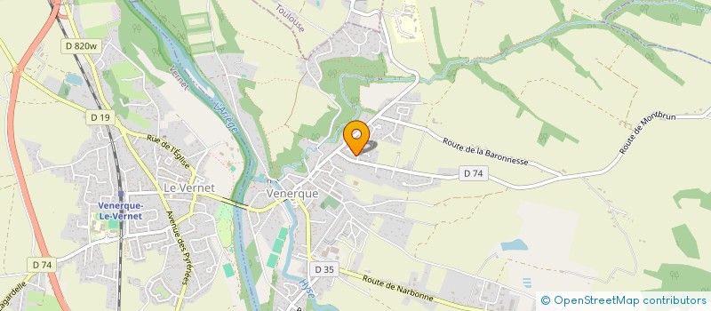 localisation de l'entreprise MADAME LAETITIA GIDEL à VENERQUE