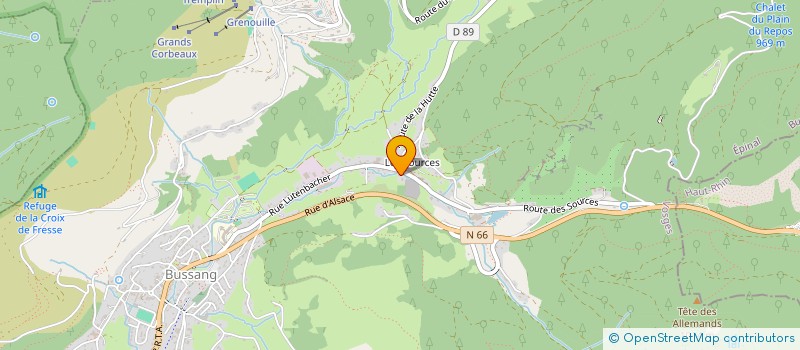 localisation de l'entreprise MADAME LAETITIA GIERSZAL  BUSSANG