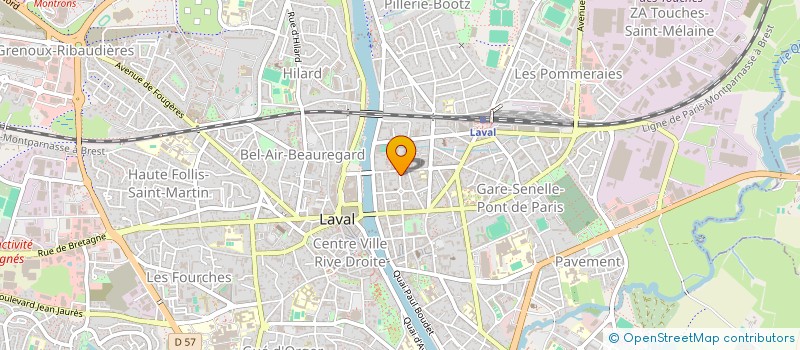 localisation de l'entreprise MADAME LAETITIA GIGUET à LAVAL