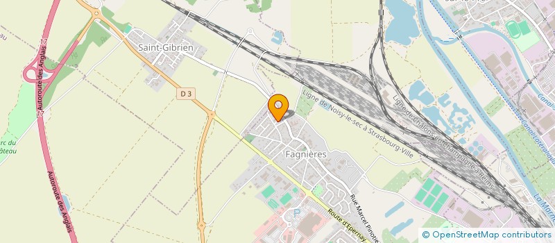 localisation de l'entreprise MADAME LAETITIA GILBERT  FAGNIERES