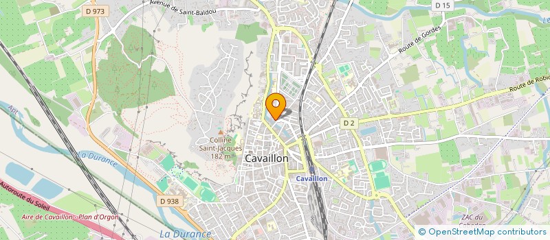 localisation de l'entreprise MADAME LAETITIA GIMENEZ  CAVAILLON