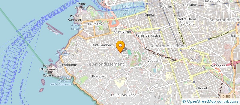 localisation de l'entreprise MADAME LAETITIA GIRARD à MARSEILLE