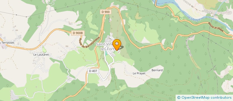 localisation de l'entreprise MADAME LAETITIA GIRARD  UBAYE-SERRE-PONCON