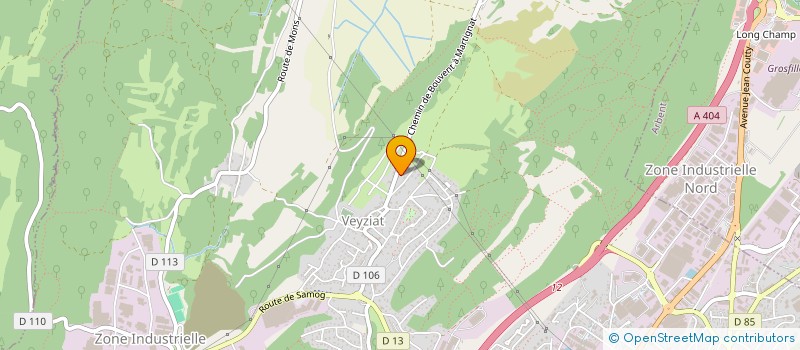 localisation de l'entreprise MADAME LAETITIA GIRARD à OYONNAX