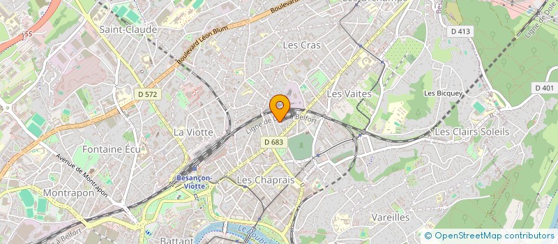 localisation de l'entreprise MADAME LAETITIA GIROD à BESANCON